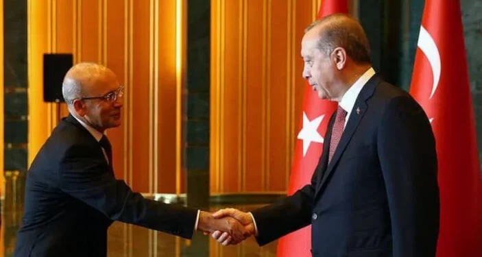 Cumhurbaşkanı Erdoğan, Mehmet Şimşek ile görüştü