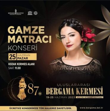 Gamze Matracı Bergama Konseri Bergama Kermesi Festivali