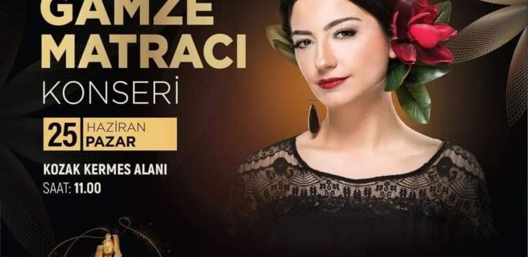 Gamze Matracı Bergama Konseri Bergama Kermesi Festivali