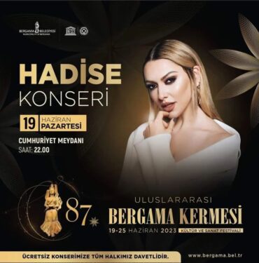 Hadise Bergama Kermesi Festivali Konseri