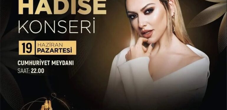 Hadise Bergama Kermesi Festivali Konseri