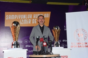 Süper Lig ve 1. Lig şampiyonluk kupaları tanıtıldı