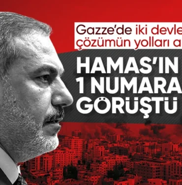 Hakan Fidan, Hamas Siyasi Büro Başkanı Heniyye'yi kabul etti 2 awdawdawd