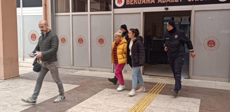 İZMİR'DE FUHUŞ EVİNE BASKIN