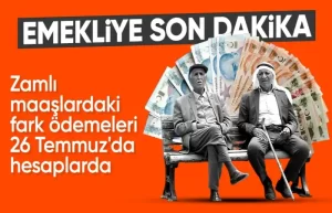 Emekli maaş farkı ödeme günleri
