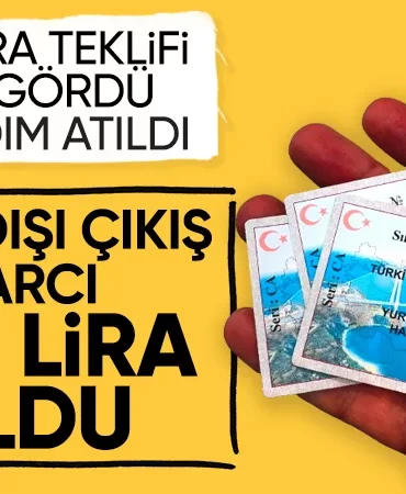 Yurt dışı çıkış harcında yeni fiyat belirlendi