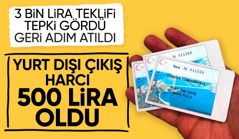 Yurt dışı çıkış harcında yeni fiyat belirlendi