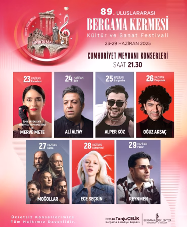 89. Uluslararası Bergama Kermesi yükleniyor…